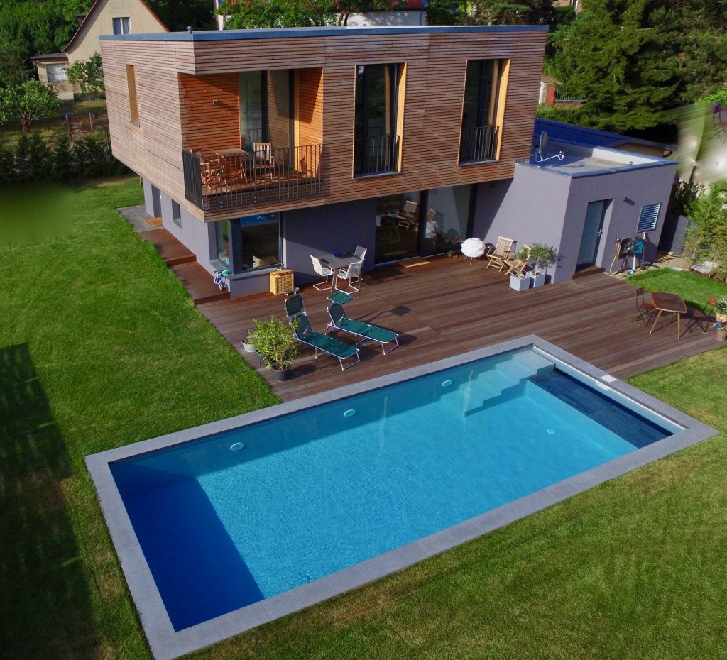 Individualpool mit Solarheizsystem